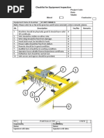 Chain Block Inspection Checklist | PDF