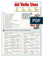 Modal Verbs Exercise With Keys