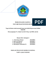 PBL 1 - Kel. 3 - Fraktur Femur Dextra Orif - KMB Iii - Psik 5a