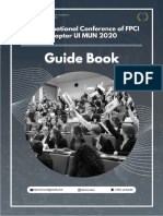 The International Conference of FPCI Chapter UI MUN 2020 - Delegate's Guide Book