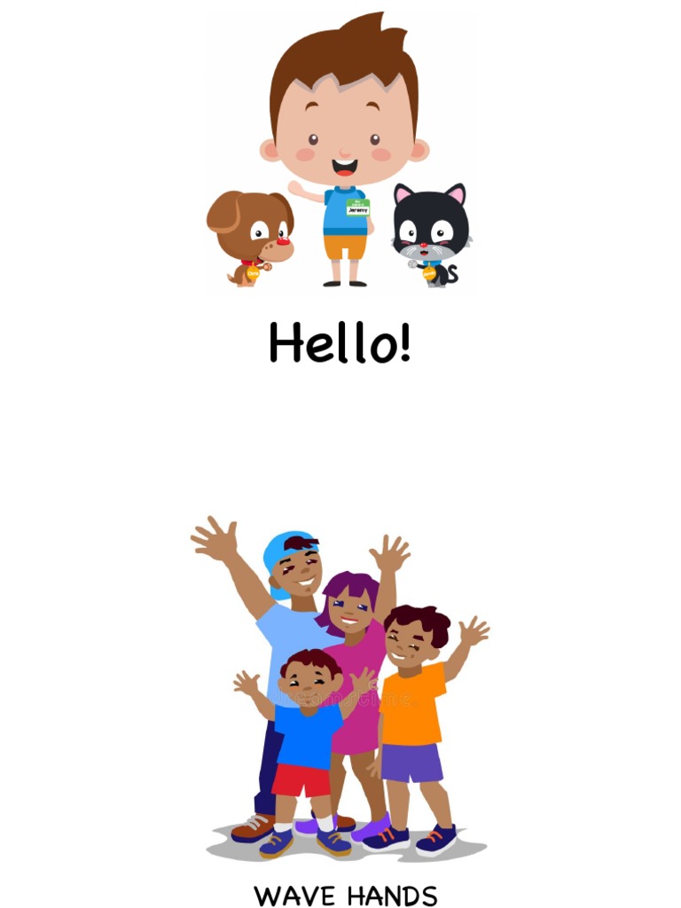 BASIC GREETINGS Flashcards PDF