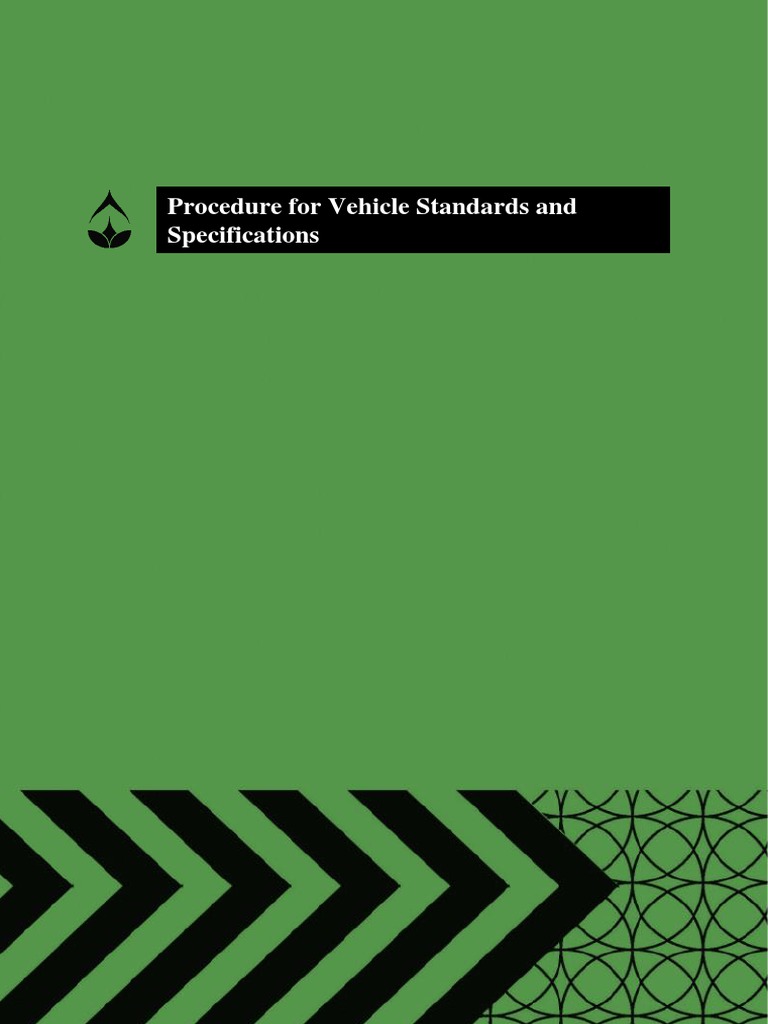 Vehicle Standards and Specifications Guide | PDF | Truck | Tire