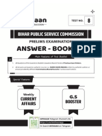 BPSC 67th TEST BOOKLET - 8
