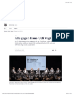 Alle gegen Hans-Ueli Vogt | Tages-Anzeiger