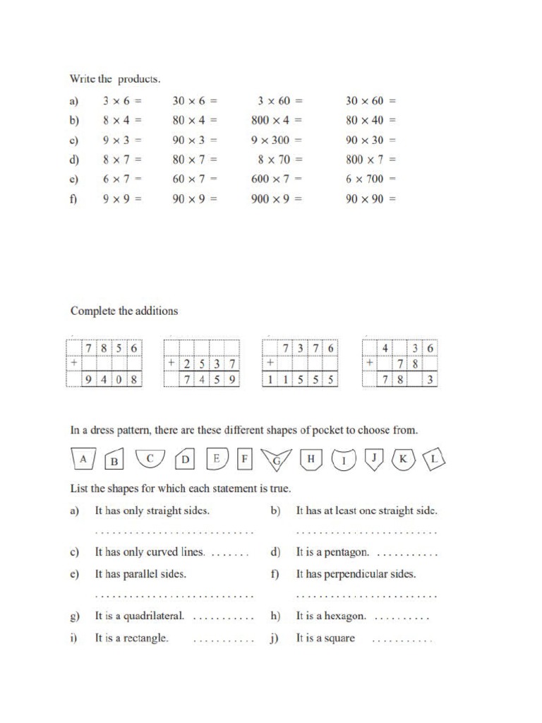 Math 4 | PDF