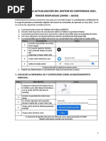 GUÍA PARA ACTUALIZAR Y VERIFICAR EL ACCESO AL GESTOR DE CONTENIDOS AeC 2021 - LENOVO - TERCER DESPLIEGUE - v2