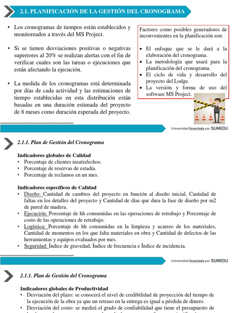 Planificación del Cronograma del Proyecto | PDF | Presupuesto ...