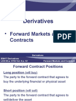 Reading 2 - Forward Markets and Contracts