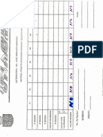 Tabla para resistencias