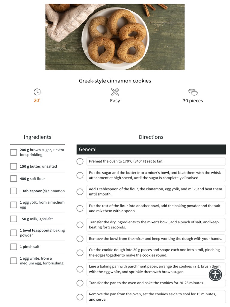 GreekStyle Cinnamon Cookies Akis Petretzikis PDF