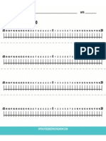Free Printable Number Line Negative and Positive To 20