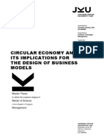 Circular Economy and Its Implications For The Design of Business Models
