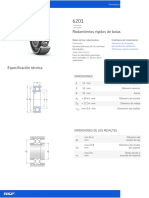 SKF 6201 rodamientos rígidos de bolas especificación