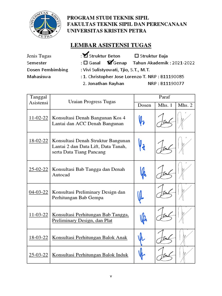 Lembar Asistensi Pdf