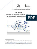 Análisis básico de redes sociales con UCINET y NetDraw