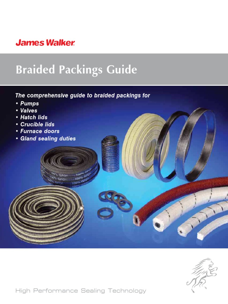 Dokument Braided Packings | PDF | Valve | Friction