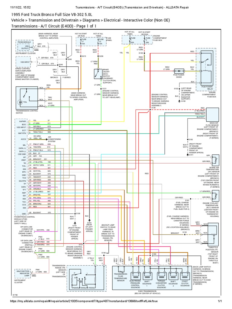 Transmissions - A - T Circuit (E4OD) (Transmission and Drivetrain) -  ALLDATA Repair | PDF | Manufactured Goods | Car, image size:768x1024