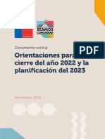 Documento Central Orientaciones Cierre 2022