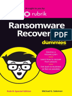 Ransomware Recovery for Dummies Rubrik