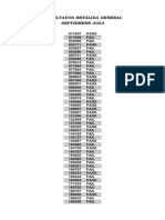 Resultados Reválida General de Derecho