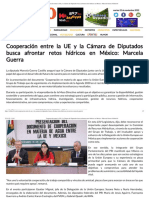 17-11-22 Cooperación entre la UE y la Cámara de Diputados busca afrontar retos hídricos en México