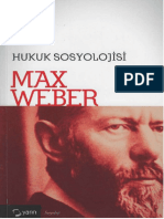 Max Weber - Hukuk Sosyolojisi
