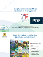 2 Les Vigilances Sanitaires Au Maroc Réalisations Et Développement