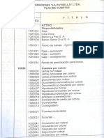 Plan de Cuentas 2022