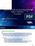 Servicio de Voz IP Con Tecnología GPON