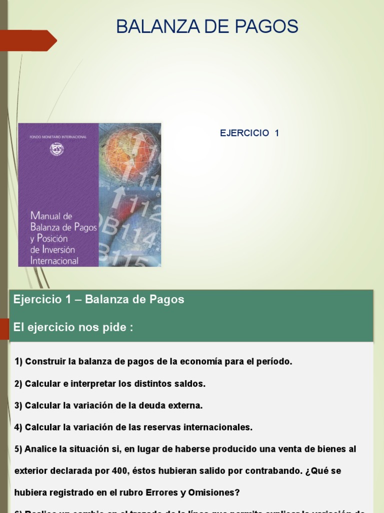 Análisis de la Balanza de Pagos 2023 | PDF | Balance de pagos | Dinero