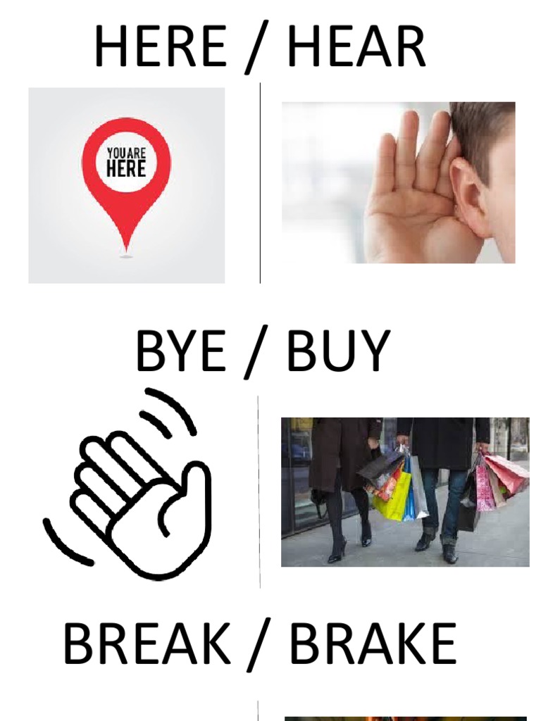 Same Pronouncitation Diff Meaning | PDF