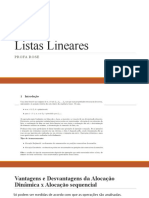 Listas Lineares (5)