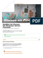 Sensor Freestyle - Mide Tu Glucosa Sin Pinchazo