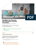 Sensor Freestyle_ Mide tu glucosa sin pinchazo