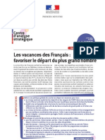 Les Vacances Des Français