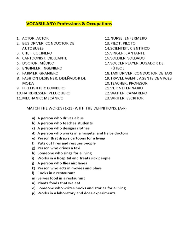 Jobs and Professions | PDF | Business