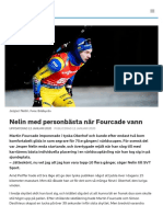 Nelin Med Personbästa När Fourcade Vann - SVT Sport