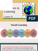 Social Processes in Learning