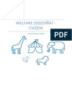 CVIČENÍ Welfare Zoozvířat - Klvačová