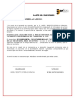 Carta de Compromiso