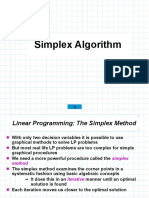 Simplex Algorithm Solves Linear Programming Problems