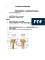 6 - Fractura de Platillo Tibial