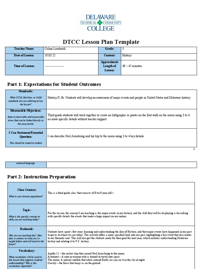 History Lesson Plan | PDF | Lesson Plan | Educational Assessment