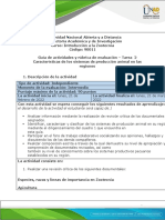 Guía de Actividades y Rúbrica de Evaluación - Unidad 1 - Tarea 2 - Características de Los Sistemas de Producción Animal en Las Regiones