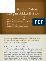 Aku Selalu Dekat Dengan ALLAH SWT