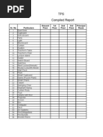 TPS Compiled Report: Sr. No Particulars Ground Floor 1st Floor 2nd Floor 3rd Floor Principal Room