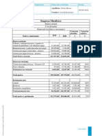 Balance Horizontal - Estados Financieros