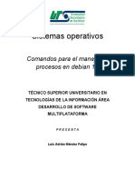 Comandos Utilizados para El Manejo de Procesos en Debian