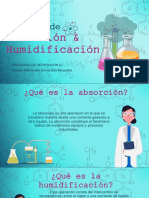 Absorción y humidificación equipos procesos