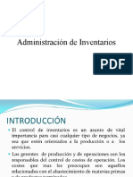 Administración de Inventarios